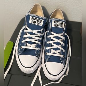 Converse Blue and White Sneakers